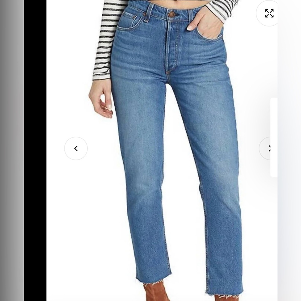 rag & bone High Rise Blue Jeans - Picture 1 of 7